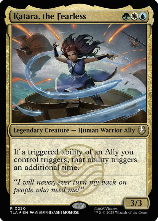 Katara the Fearless TLA Legendary Creature Human Warrior Ally *Foil* NM