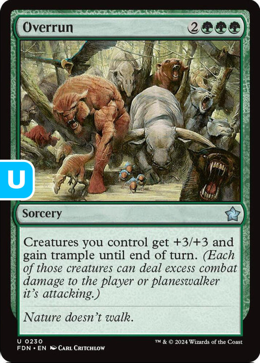 Overrun FDN Sorcery  NM