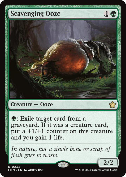 Scavenging Ooze FDN Creature Ooze NM