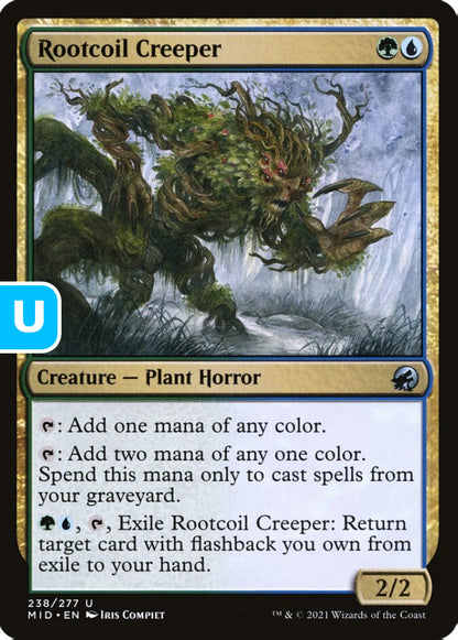 Rootcoil Creeper MID Creature Plant Horror NM