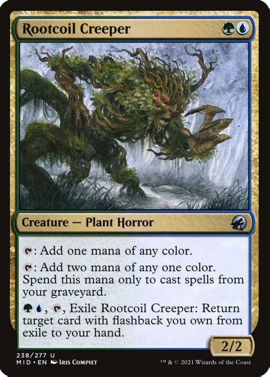 Rootcoil Creeper MID Creature Plant Horror NM