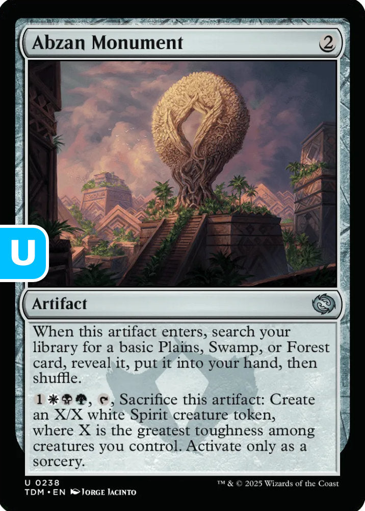 Abzan Monument TDM Artifact  NM