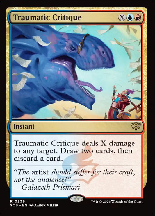 Traumatic Critique SOS Instant  NM