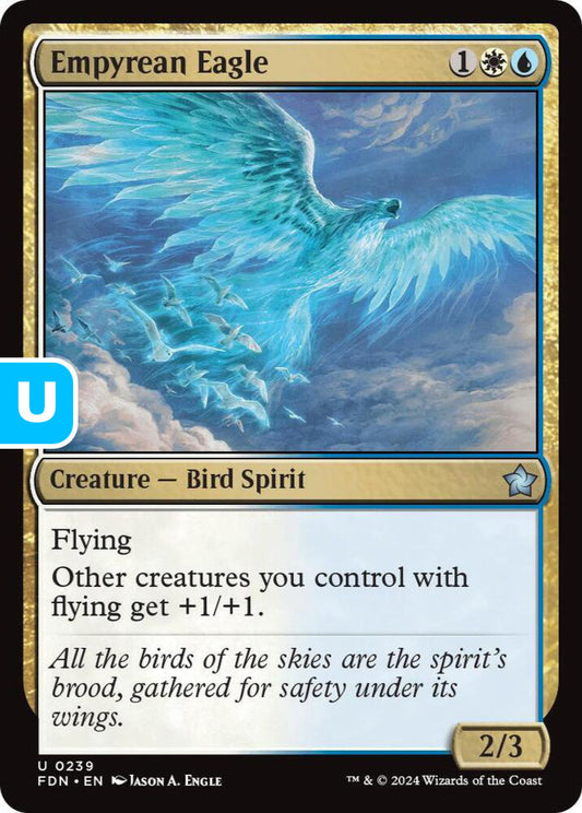 Empyrean Eagle FDN Creature Bird Spirit NM