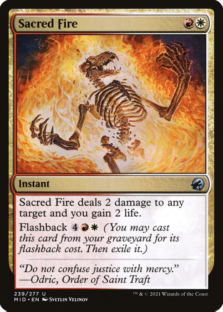 Sacred Fire MID Instant  NM