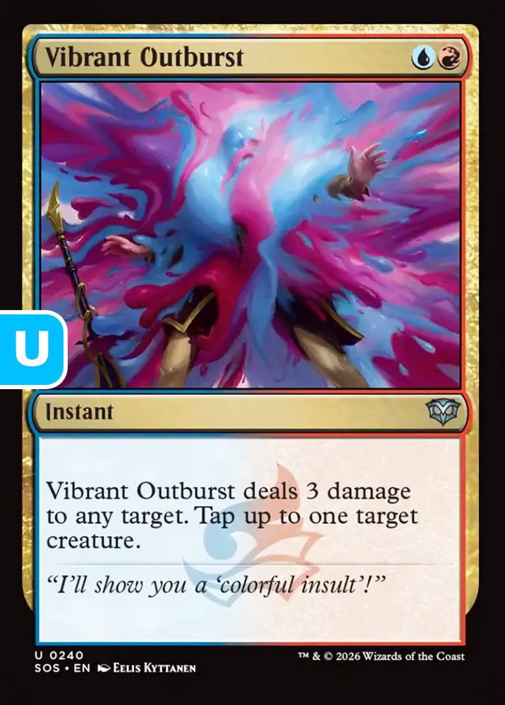 Vibrant Outburst SOS Instant  NM