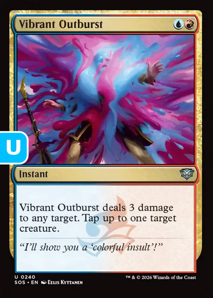 Vibrant Outburst SOS Instant  NM