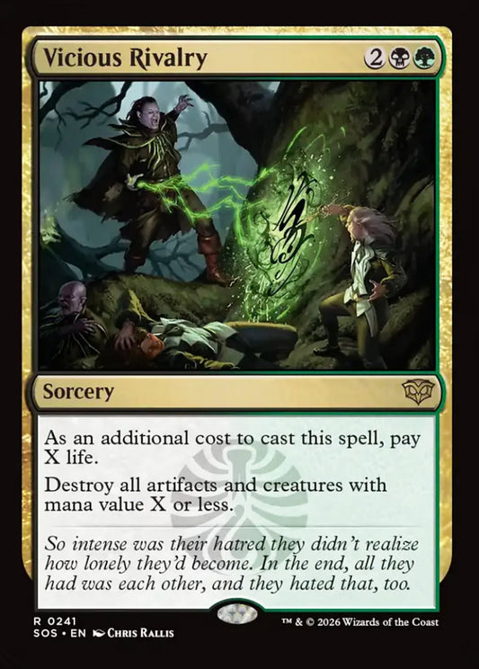 Vicious Rivalry SOS Sorcery  NM