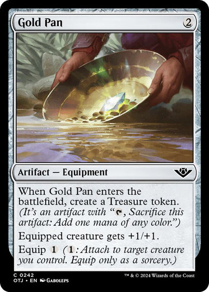 Gold Pan Artifact Equipment OTJ NM