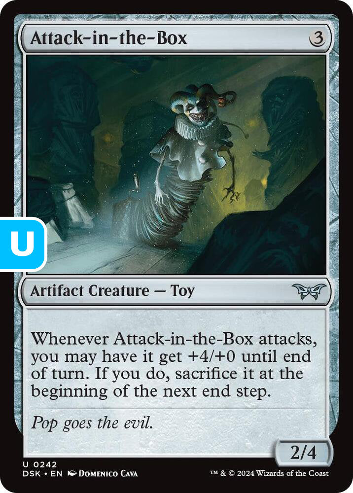 Attack-in-the-Box DSK Artifact Creature Toy NM