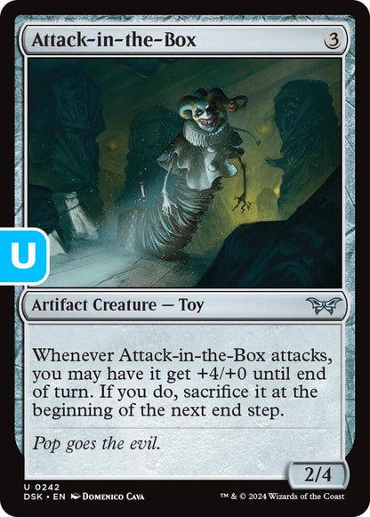 Attack-in-the-Box DSK Artifact Creature Toy NM