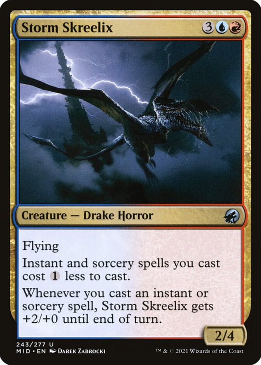 Storm Skreelix MID Creature Drake Horror NM