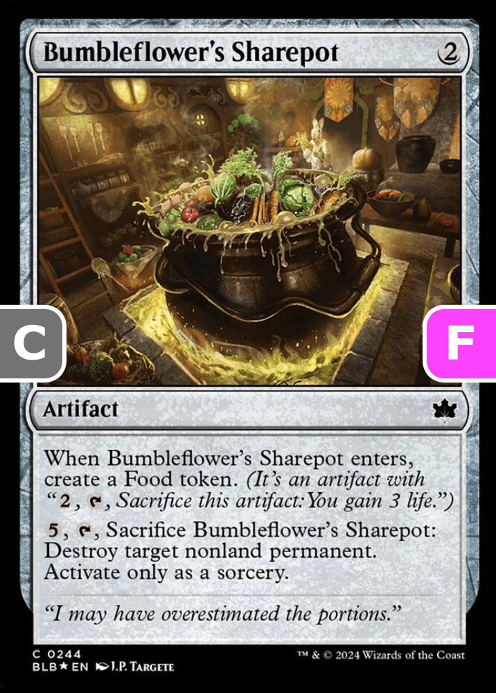 Bumbleflower's Sharepot BLB Artifact  *Foil* NM