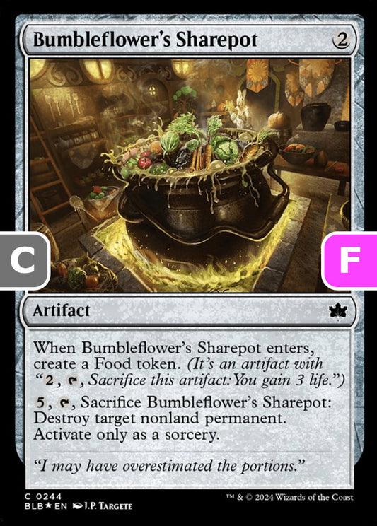 Bumbleflower's Sharepot BLB Artifact  *Foil* NM