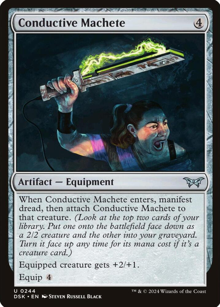Conductive Machete DSK Artifact Equipment NM