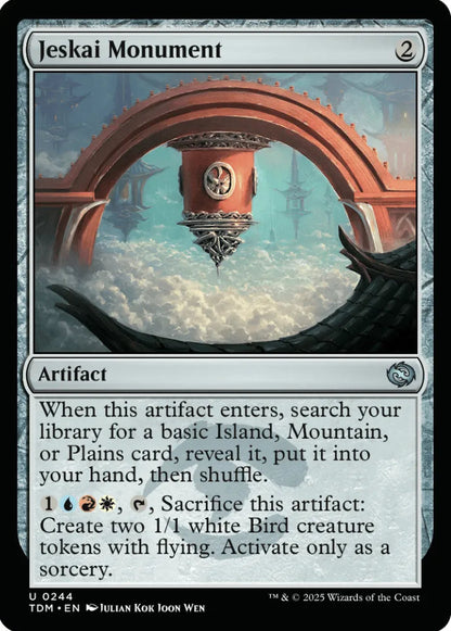 Jeskai Monument TDM Artifact  NM