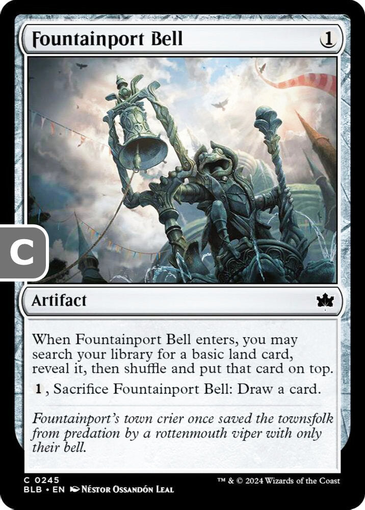 Fountainport Bell BLB Artifact  NM