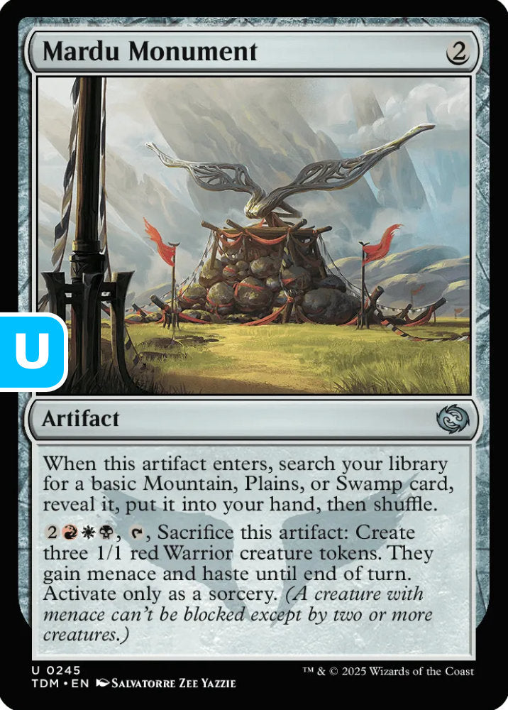 Mardu Monument TDM Artifact  NM