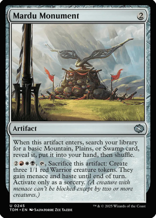 Mardu Monument TDM Artifact  NM