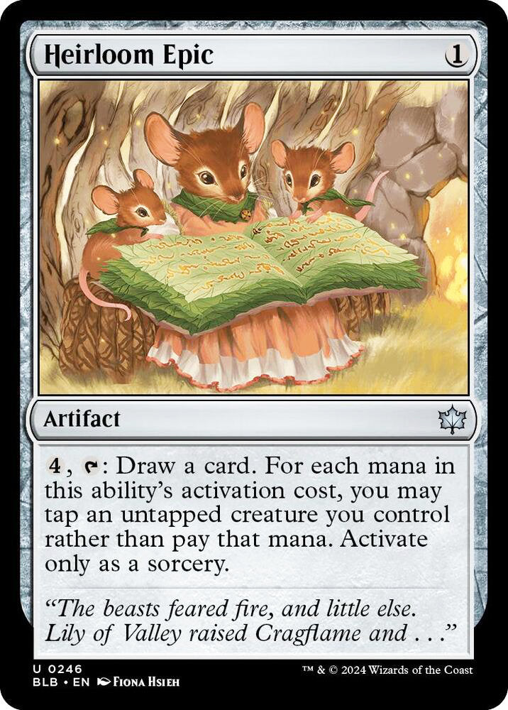 Heirloom Epic BLB Artifact  NM