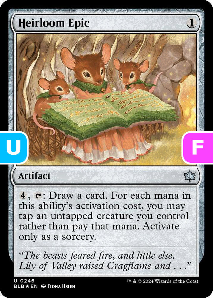 Heirloom Epic BLB Artifact  *Foil* NM