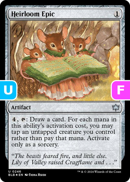 Heirloom Epic BLB Artifact  *Foil* NM