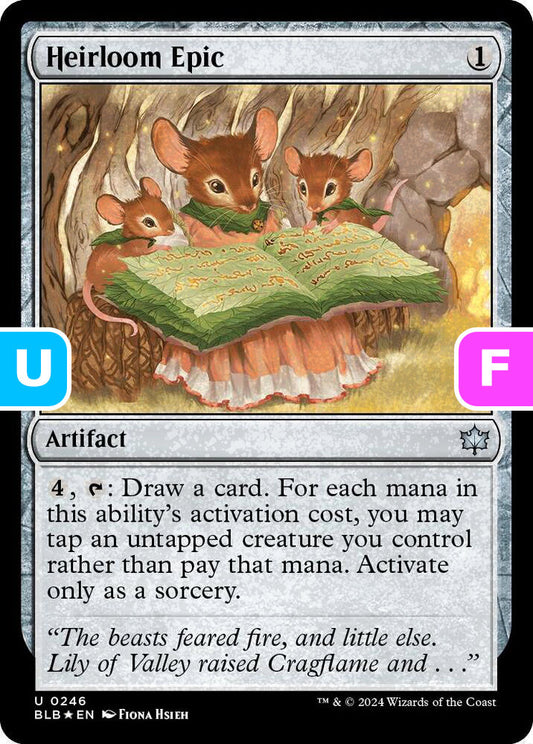Heirloom Epic BLB Artifact  *Foil* NM
