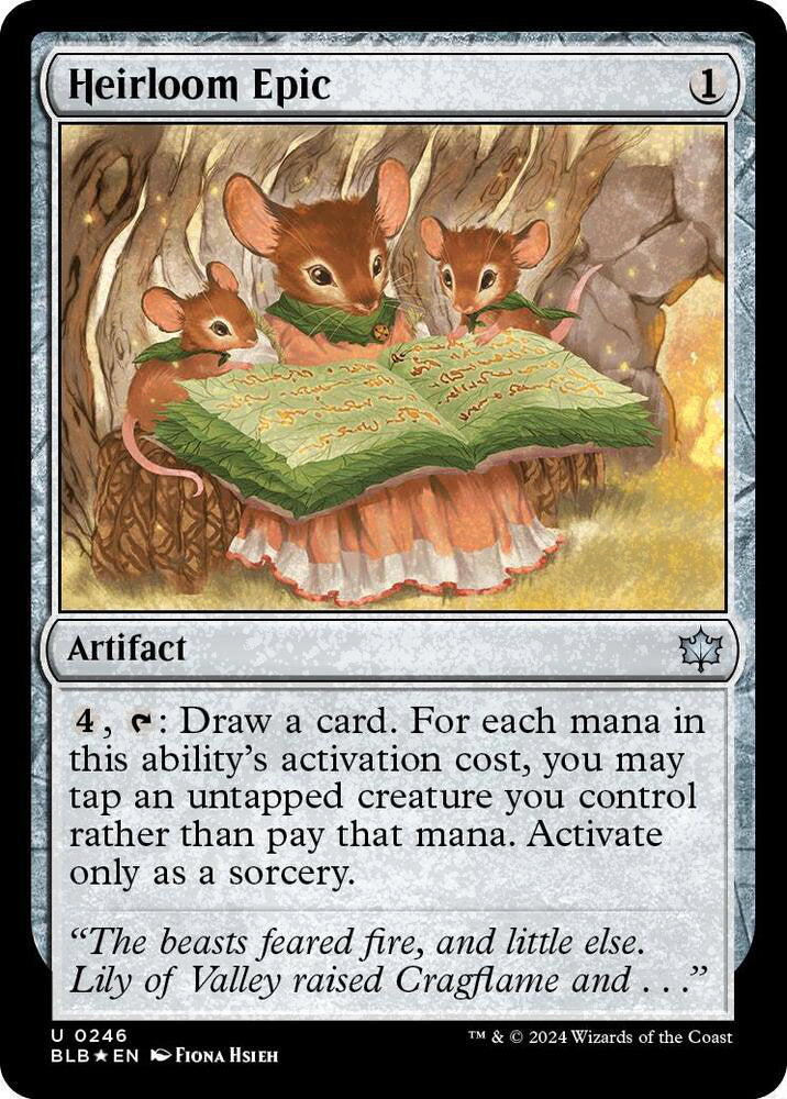 Heirloom Epic BLB Artifact  *Foil* NM
