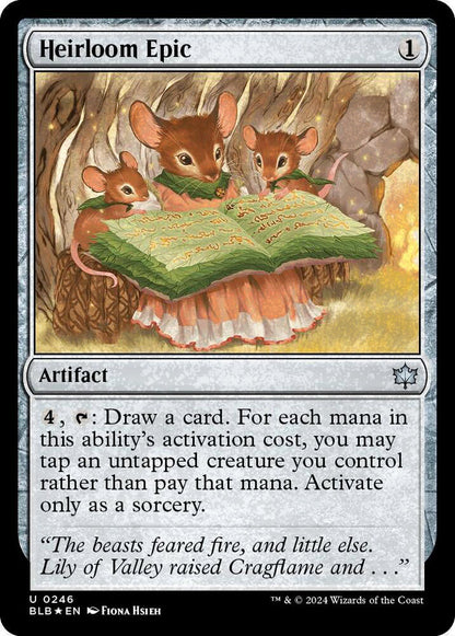 Heirloom Epic BLB Artifact  *Foil* NM