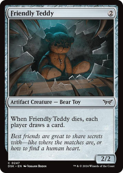 Friendly Teddy DSK Artifact Creature Bear Toy NM
