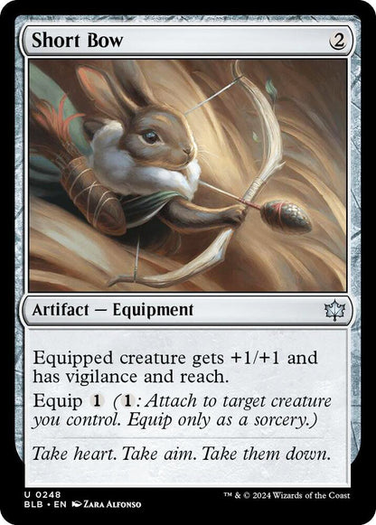 Short Bow BLB Artifact Equipment NM