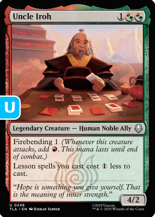 Uncle Iroh TLA Legendary Creature Human Noble Ally NM
