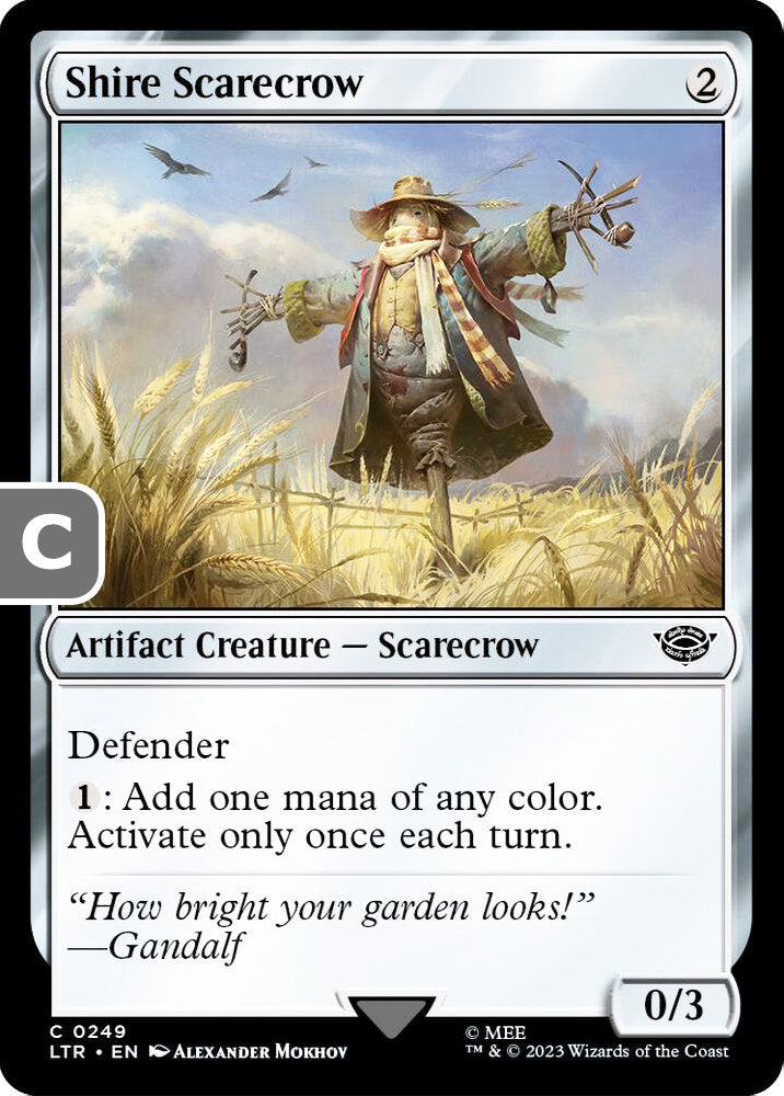 Shire Scarecrow LTR Artifact Creature Scarecrow NM