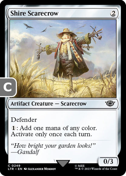 Shire Scarecrow LTR Artifact Creature Scarecrow NM