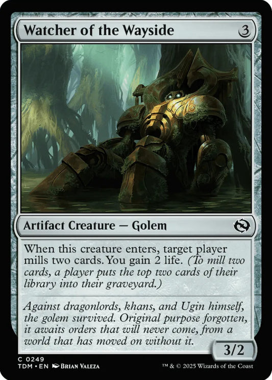 Watcher of the Wayside TDM Artifact Creature Golem NM
