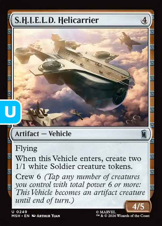 S.H.I.E.L.D. Helicarrier MSH Artifact Vehicle NM