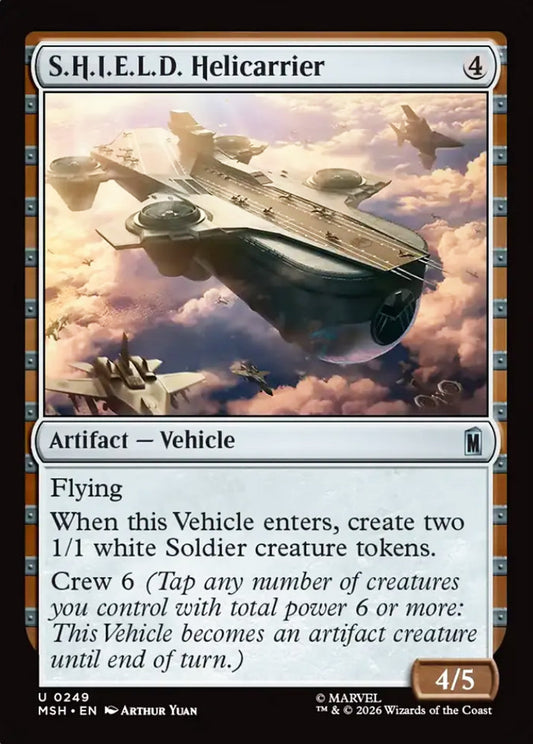 S.H.I.E.L.D. Helicarrier MSH Artifact Vehicle NM