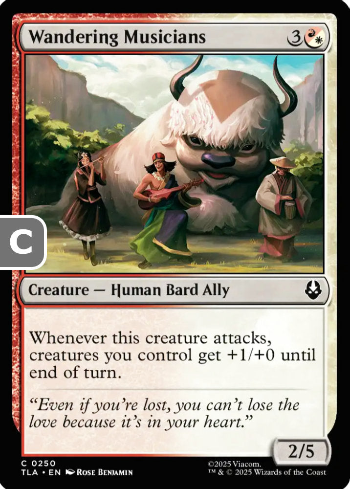 Wandering Musicians TLA Creature Human Bard Ally NM