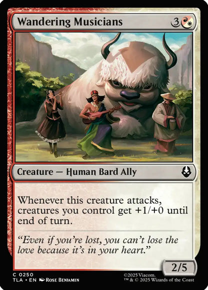 Wandering Musicians TLA Creature Human Bard Ally NM