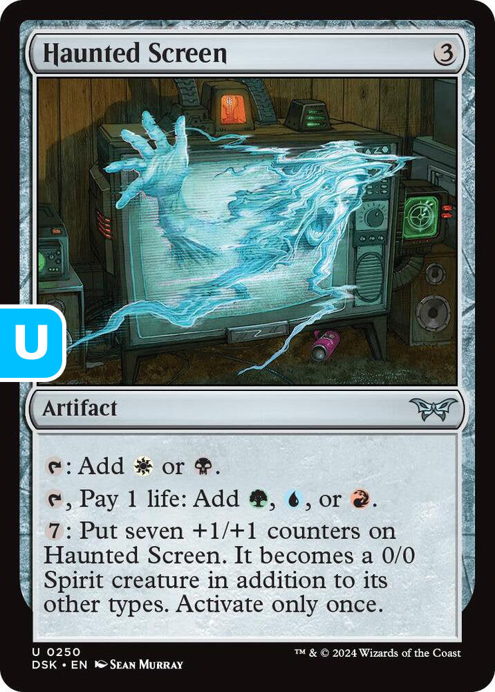 Haunted Screen DSK Artifact  NM