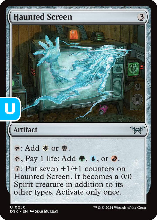 Haunted Screen DSK Artifact  NM