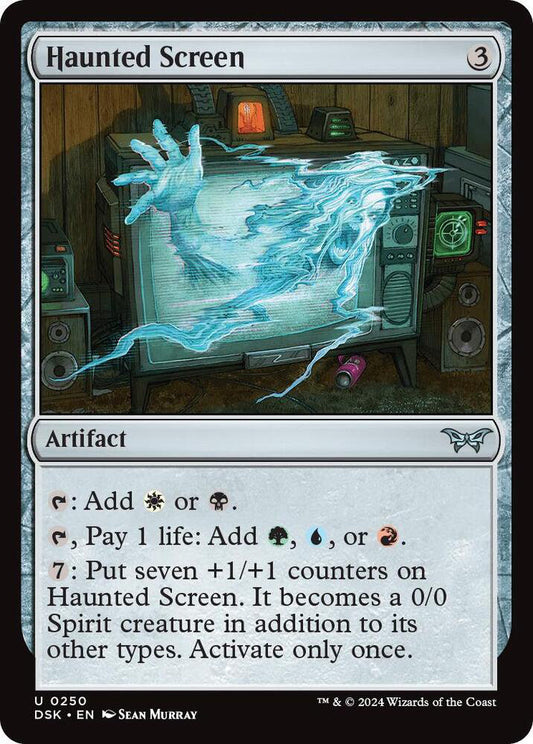 Haunted Screen DSK Artifact  NM