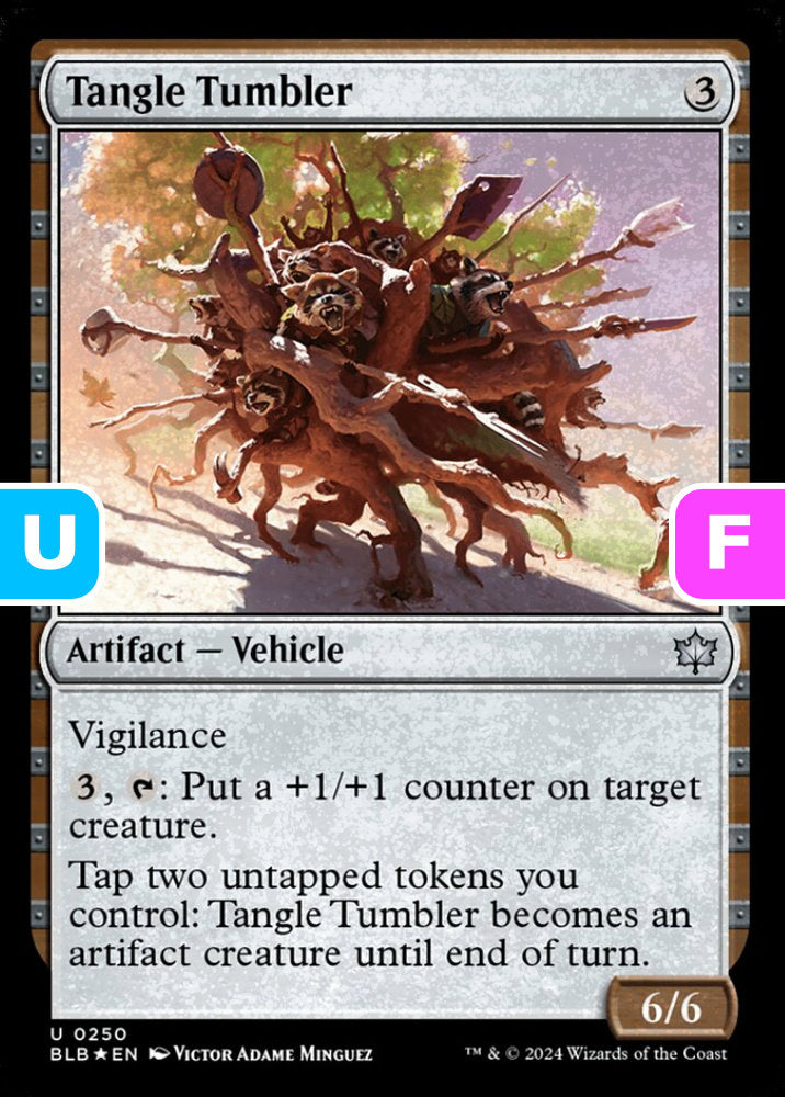 Tangle Tumbler BLB Artifact Vehicle *Foil* NM