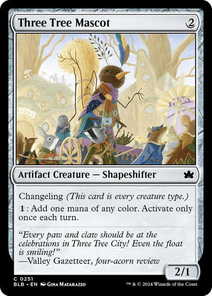 Three Tree Mascot BLB Artifact Creature Shapeshifter NM