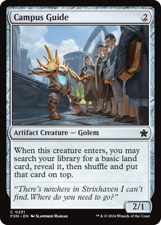 Campus Guide FDN Artifact Creature Golem NM