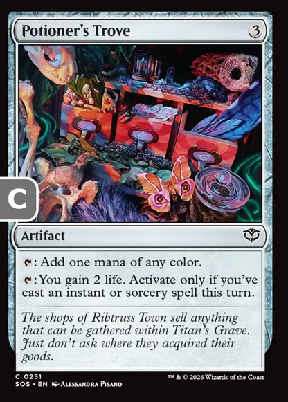 Potioner's Trove SOS Artifact  NM