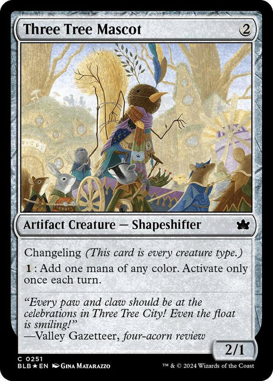 Three Tree Mascot BLB Artifact Creature Shapeshifter *Foil* NM
