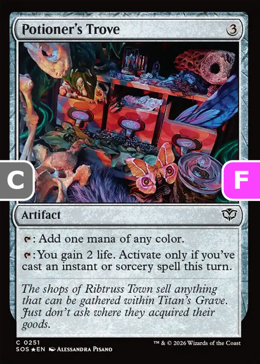 Potioner's Trove SOS Artifact  *Foil* NM