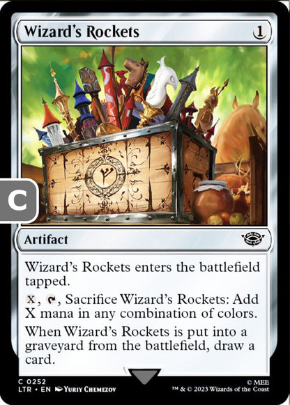 Wizard's Rockets LTR Artifact  NM