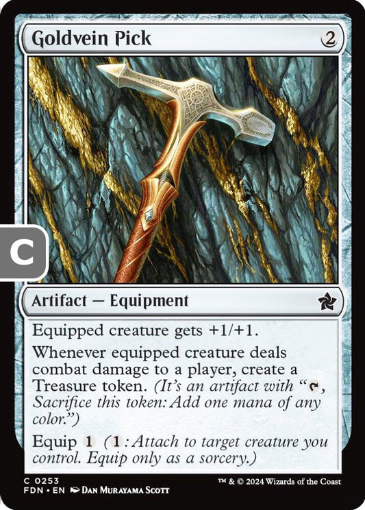 Goldvein Pick FDN Artifact Equipment NM